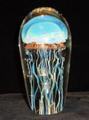 Blue Moon Glass Jellyfish Sculpture by Richard Satava