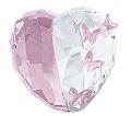 Swarovski Medium Love Heart Violet  SALE