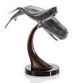 Cachalot Whale and Calf on Ribbon