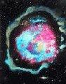 "Super Nova 47" Reverse Glass Art