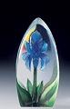 Blue Lily- Miniature Etched Glass by Mats Jonasson- MJ 88152