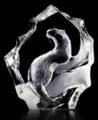 Mats Jonasson River Otter- Miniature Crystal Etching MJ 88126