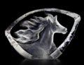 Mats Jonasson Horse- Miniature Etched Crystal- MJ 88146