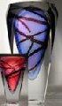 Chameleon Vase Sculpture Changes Color with Angle of Lighting