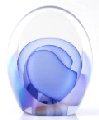 2 Panel Blue & Opal Veil Sculpture, See description for more info