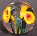 Calla Lily Paperweight, Orange