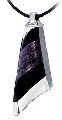 Mats Jonasson Silver Shadow Crystal Necklace
