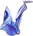 Serviente Glass Cobalt Blue Tea Light