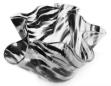Serviente Glass Black and White Dap Flounce, small