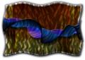 Winding Passage Abstract Metal Wall Design