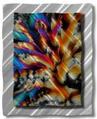 Thermogenic Eruption Abstract Metal Wall Panel