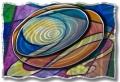 Radiating Ripples Contemporary Metal Wall Mural
