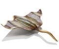 Single Sting Ray Bronze Sealife Paperweight Sculpture 80192