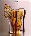 Arome Etched Crystal Sculpture by Mats Jonasson