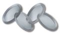 Connected Ovals Contemporary Wall Mirror