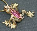 Barry Stein Alysa Gold Frog Pendant