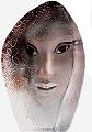 Mats Jonassson Fleur Peach Colored Mask MJ 65122