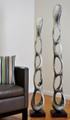 "Couples II" -Free Form Contemporary Wood Sculptures Set