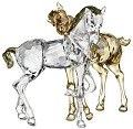 Swarovski Colored Crystal Playing Foals RETIRED