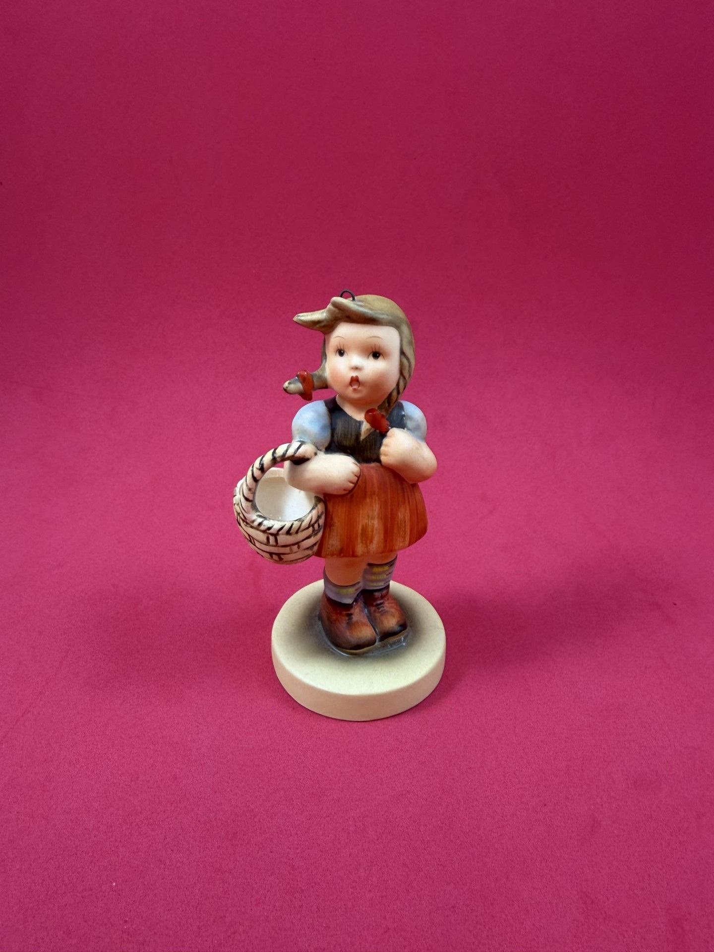 1984 Schmid "Sweetheart" Christmas Ornament- Reproduction of Hummel Figure - Free Shipping US only
