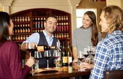 Stroll to more than 15 wine tasting room in downtown Carmel-by-the-Sea.