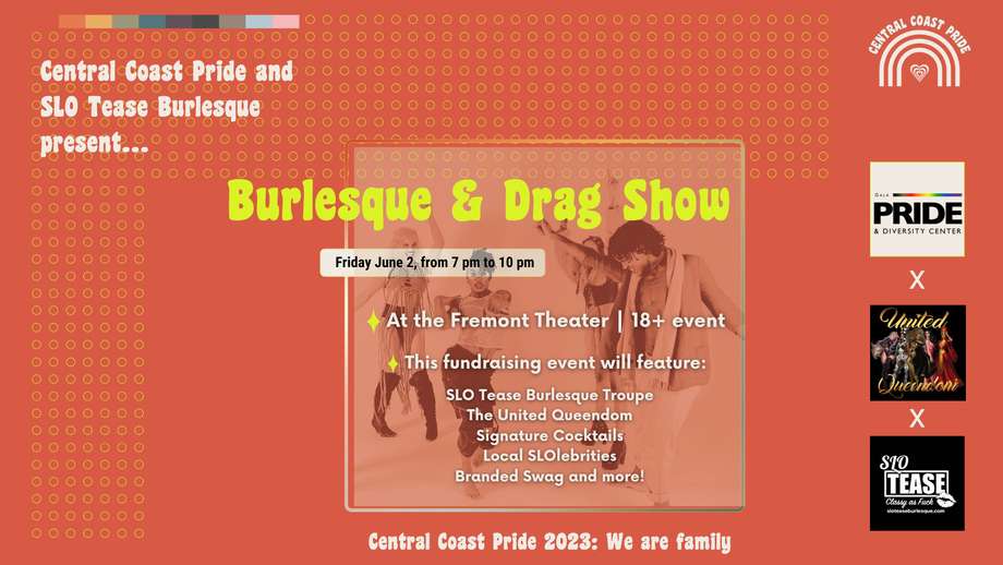 Central Coast Pride 2023 Burlesque & Drag Show