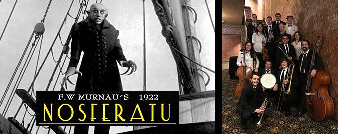 F.W. Murnau's Nosferatu (1922) underscored LIVE by the Peacherine Ragtime Society Orchestra