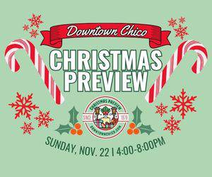 Christmas Preview Downtown Chico