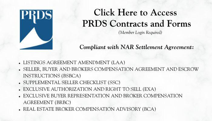 PRDS - Click Here to Access PRDS Contracts and Forms (Member Login Required)