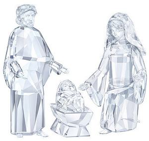 Swarovski Nativity Scene with Joseph, Mary and Baby Jesus