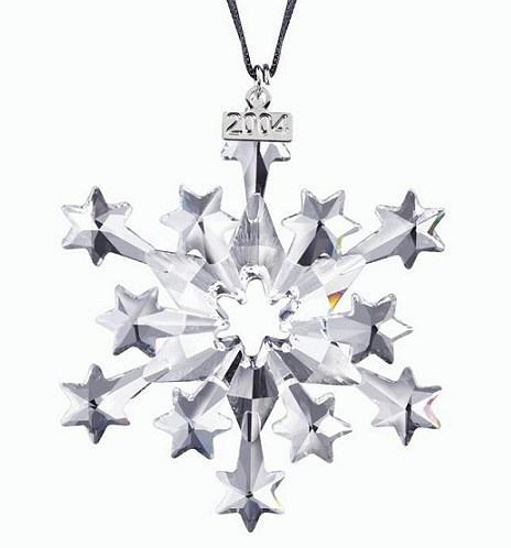 スワロフスキー オーナメント 2003 2007 Ornaments - Retired dated SW Annual Edition Stars and Snowflakes