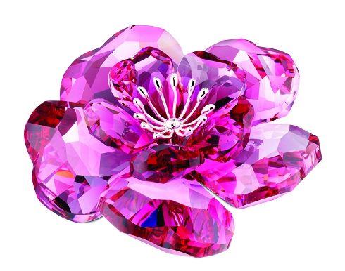 新品 SWAROVSKI スワロフスキ ピンク花 クリスタルレッド Darose Darose, Swarovski Crystal Red/Pink (Swarovski) - Crystal-Fox Gallery